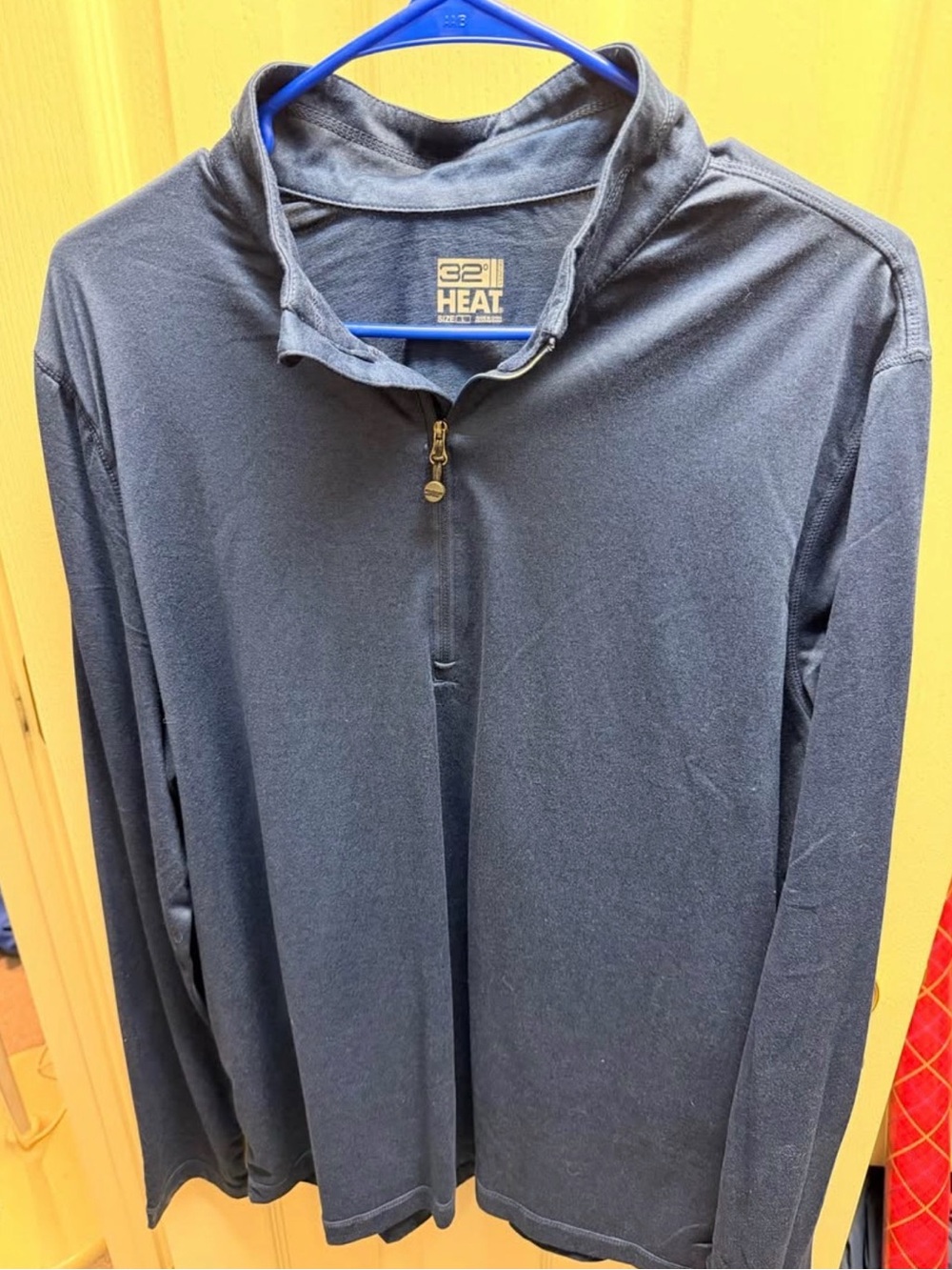 32 Degrees Men’s Navy Half-Zip Lightweight Pullover Size Large
